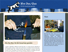 Tablet Screenshot of bluedogglass.com.au